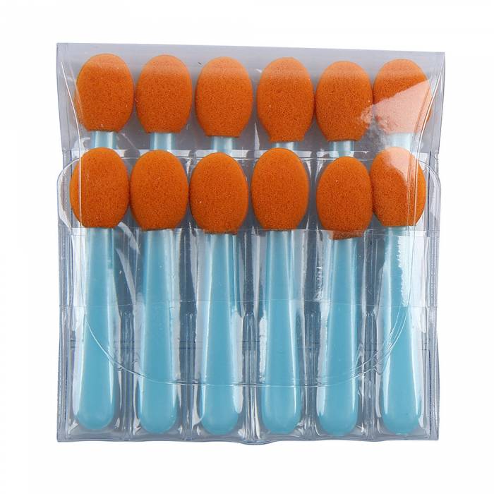 12 Pcs Disposable Sponge Tipped Makeup Eyeshadow Applicator Tool