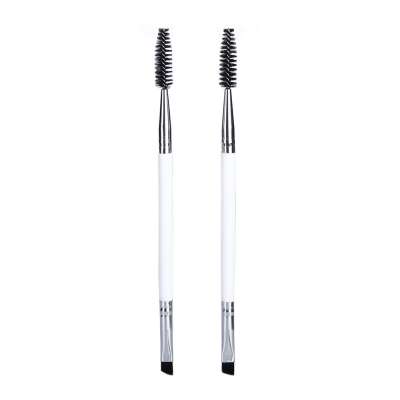 personalized single dual eyebrow spoolie brush