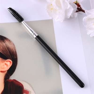 long reusable mascara brush eyelash extension silver black